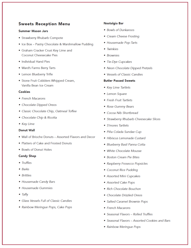Catering Menu 4